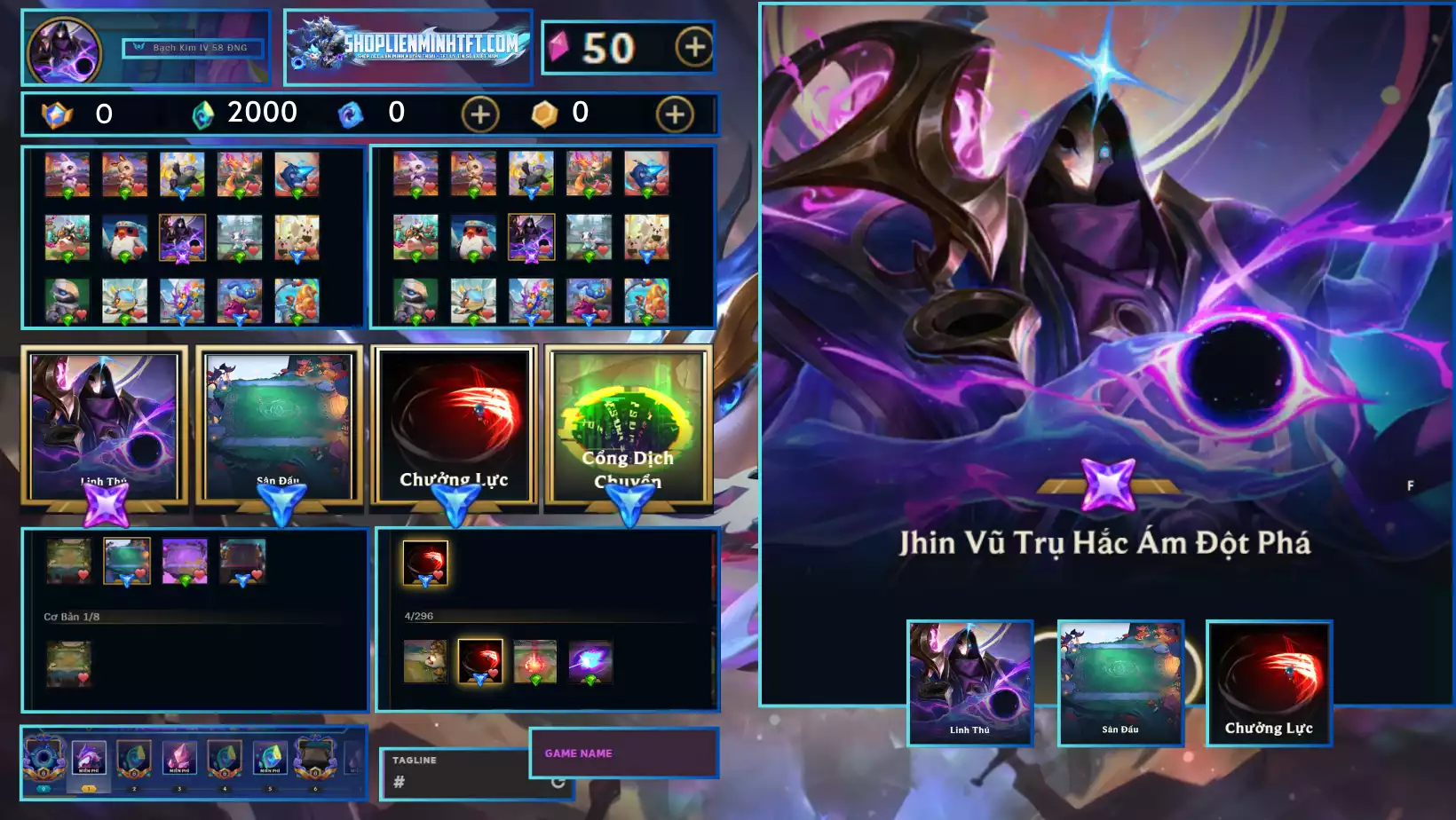 Jhin Vũ Trụ Hắc Ám Đột Phá - Sàn Đỏ - CHƯỞNG ĐẦY ĐỦ